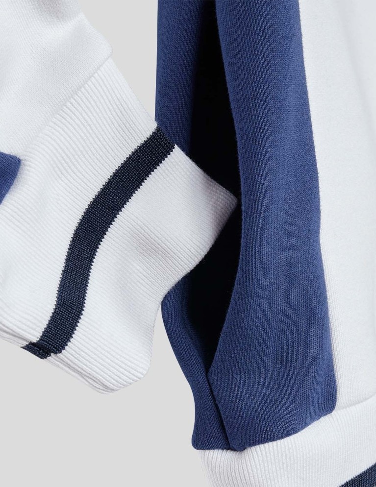 Sudadeira HÉLAS breeze quarter zip white